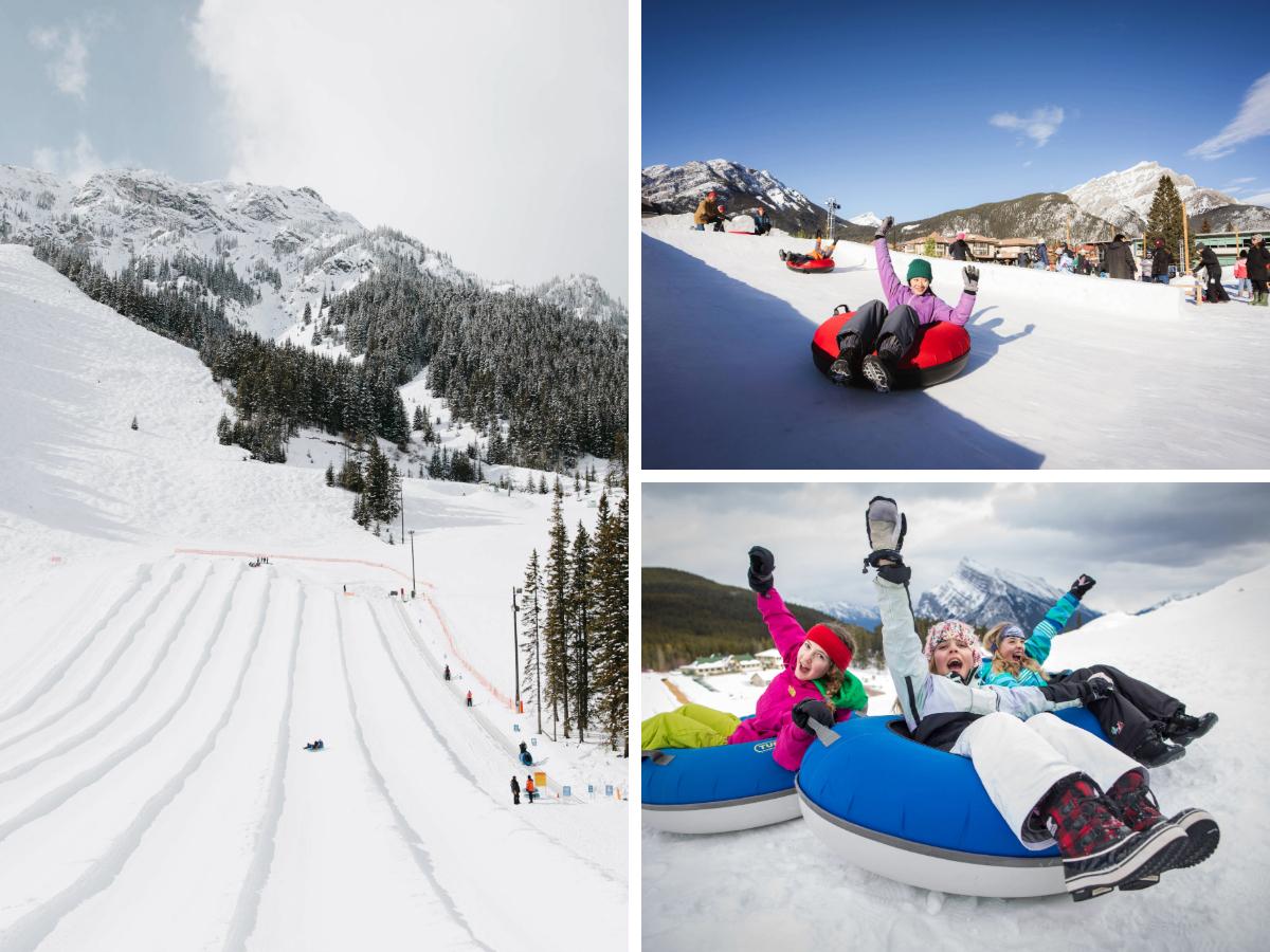 Tubing at Mt Norquay © Travel Alberta / Mike Seehagel / Josh Segeleski / Paul Zizka Tubing at Mt Norquay © Travel Alberta / Mike Seehagel / Josh Segeleski / Paul Zizka