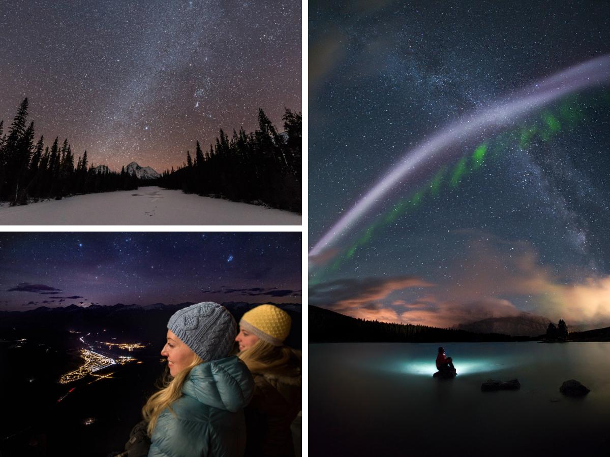 Stargazing in Alberta © Travel Alberta / Jeff Bartlett / Paul Zizka / Ryan Bray Stargazing in Alberta © Travel Alberta / Jeff Bartlett / Paul Zizka / Ryan Bray