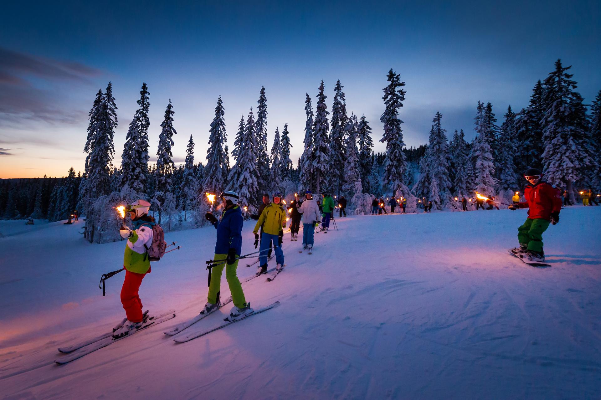 New Year skiing in Trysil © Ola Matsson / SkiStar New Year skiing in Trysil © Ola Matsson / SkiStar