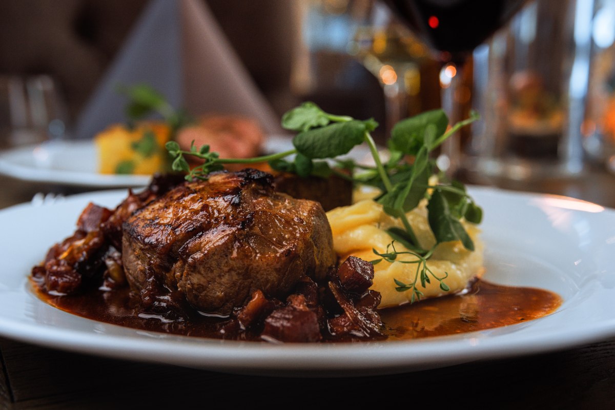 A delicious meal in Geilo © Paul Lockhart