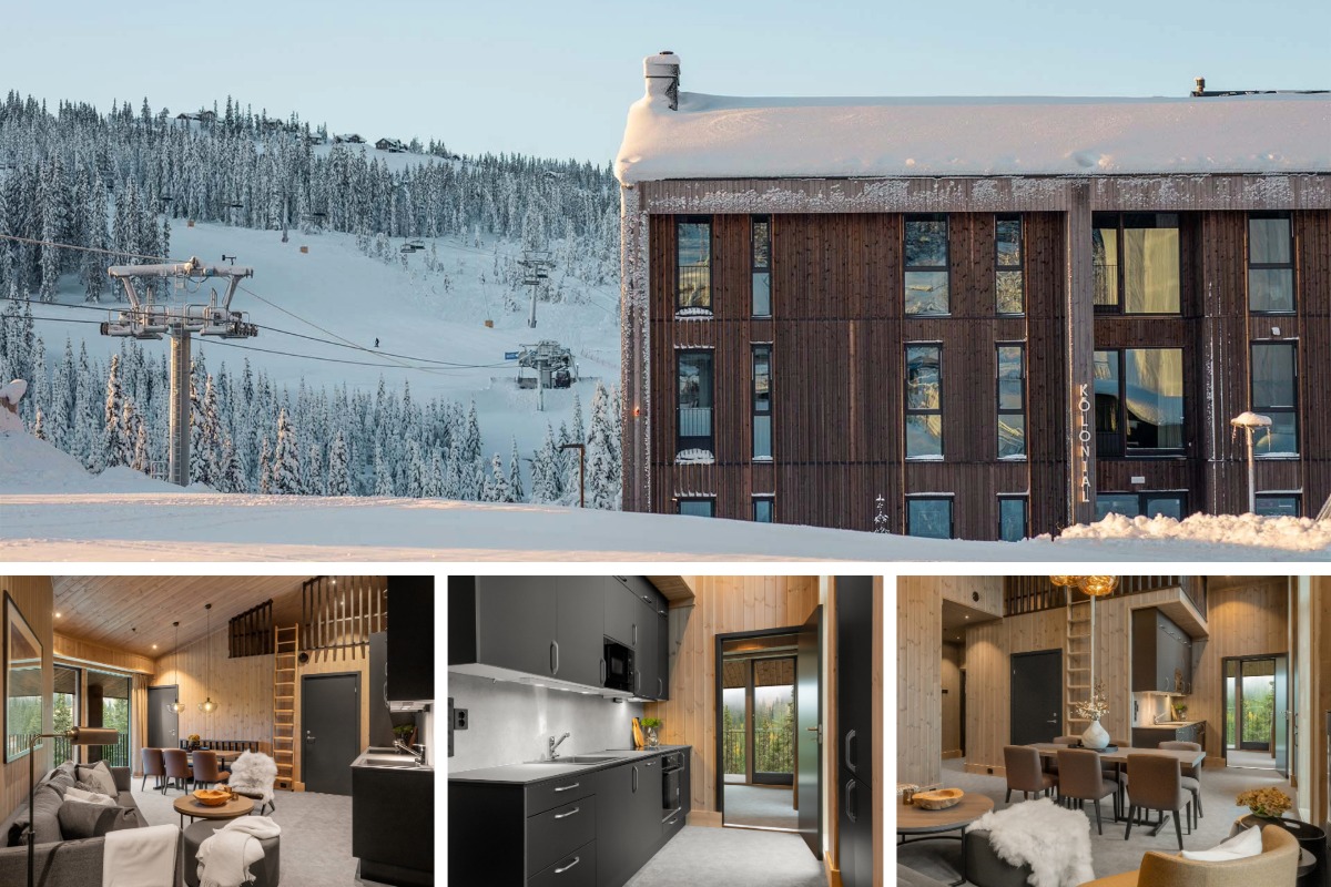 The Yttersvingen Apartments have sleek, contemporary interiors The Yttersvingen Apartments have sleek, contemporary interiors