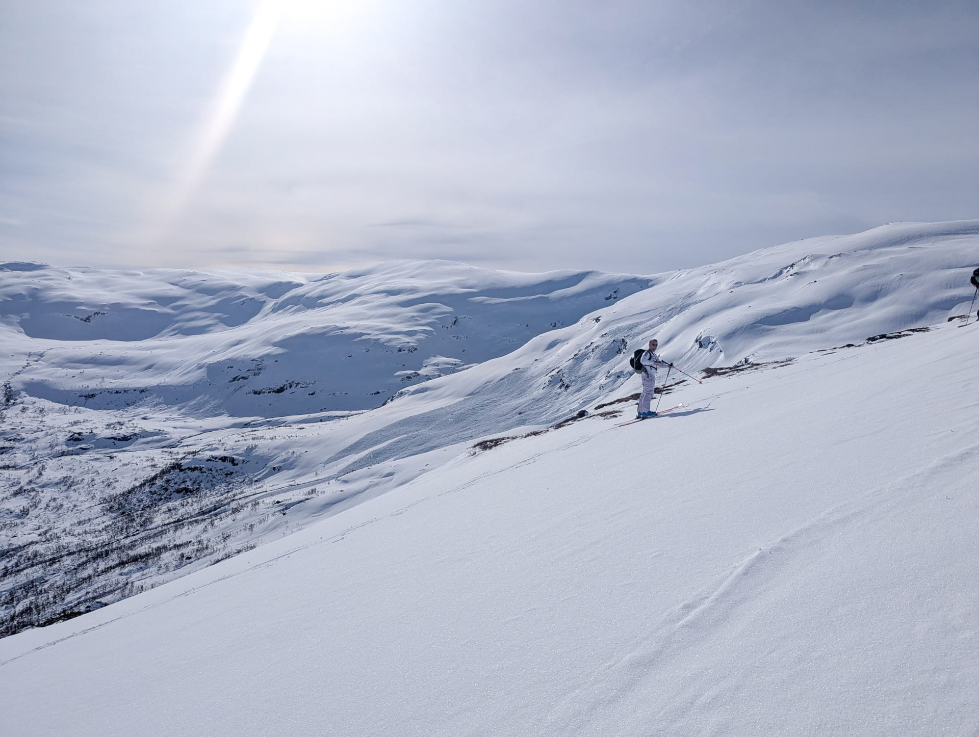 Sales Specialist Alec Ski Touring with Wild Voss