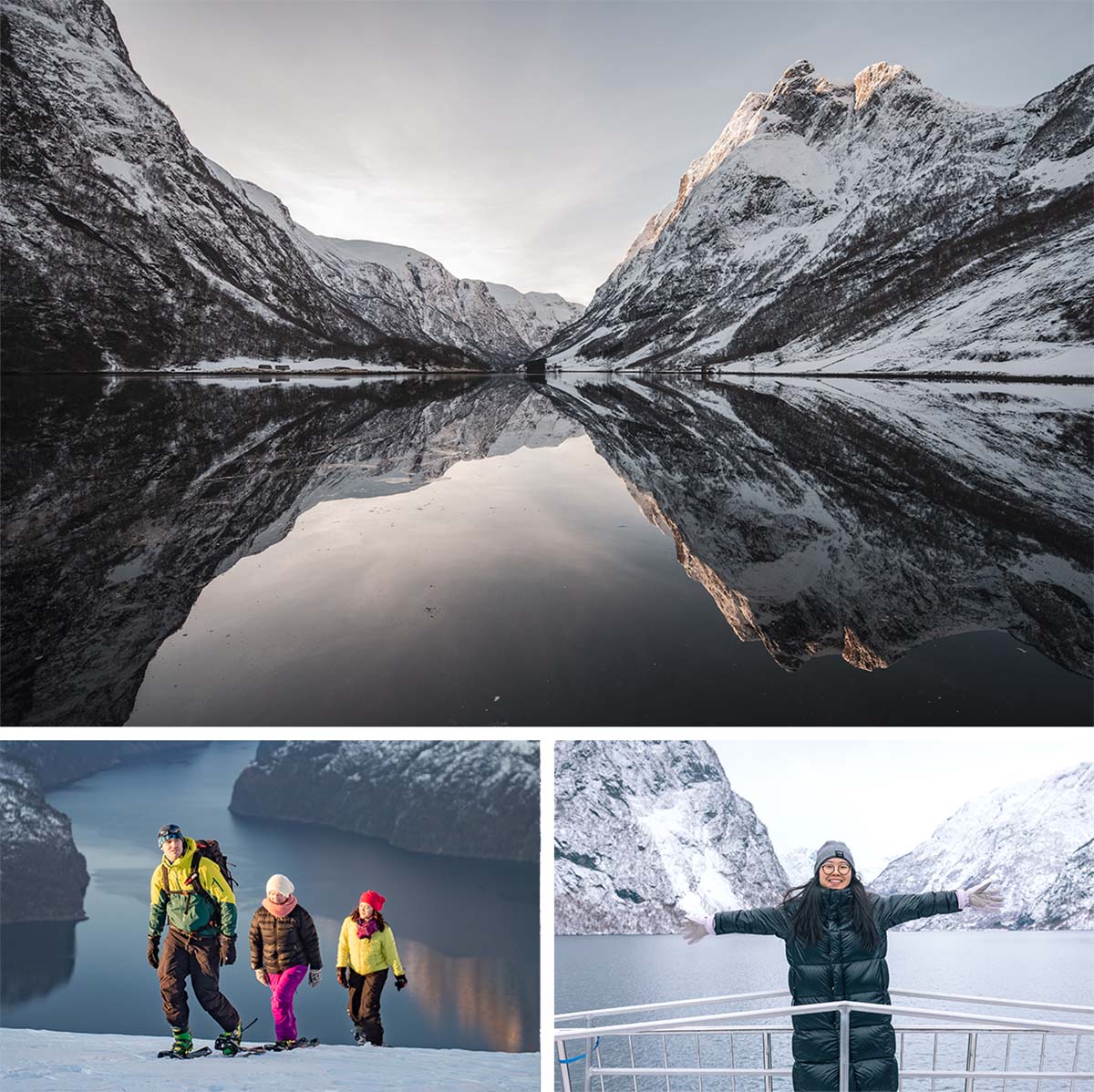 Fjords - Flåm, snowshoeing, cruise