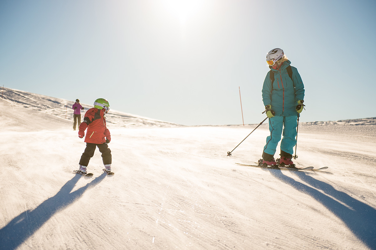 There are plenty of gentle beginner slopes in Myrkdalen © Sverre Hjornevik There are plenty of gentle beginner slopes in Myrkdalen © Sverre Hjornevik
