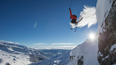 Laax skier jump © Gaudenz Danuser winter 1617 Laax skier jump © Gaudenz Danuser winter 1617