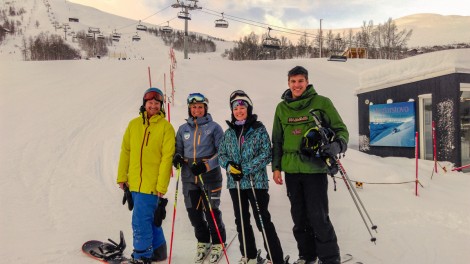 Kevin, Tara and Ross in Myrkdalen with Instructor Jill Dec 2017 Kevin, Tara and Ross in Myrkdalen with Instructor Jill Dec 2017
