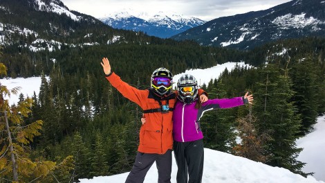 Ben Snowmobiling in Whistler Ben Snowmobiling in Whistler