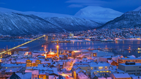 Tromsø at Night © NorwayInnovation