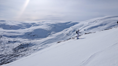 Sales Specialist Alec Ski Touring with Wild Voss